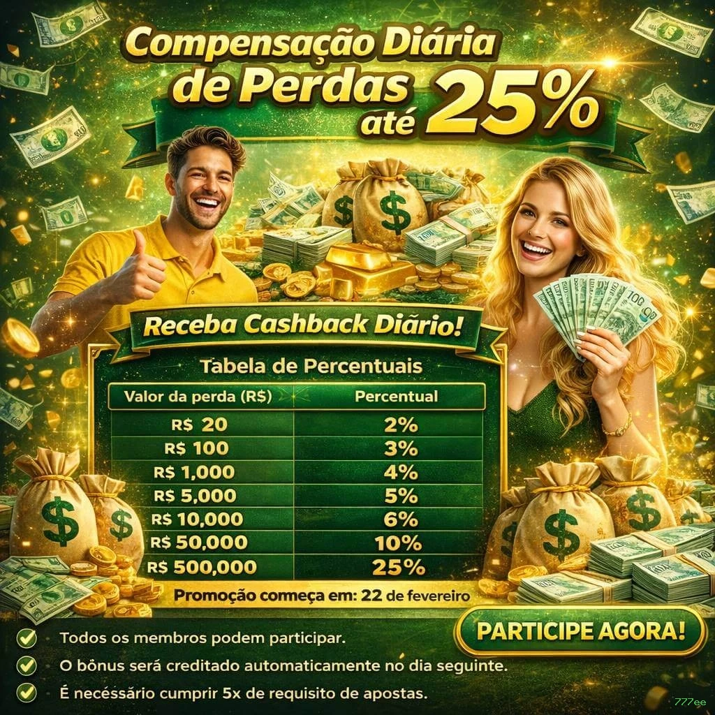 Promoções e bônus exclusivos da 777ee